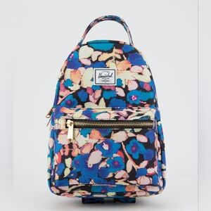Herschel Supply Company Women's Floral Backpack - Blue and Pink